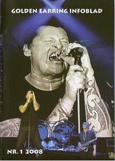Golden Earring fanclub magazine 2008#1 front cover